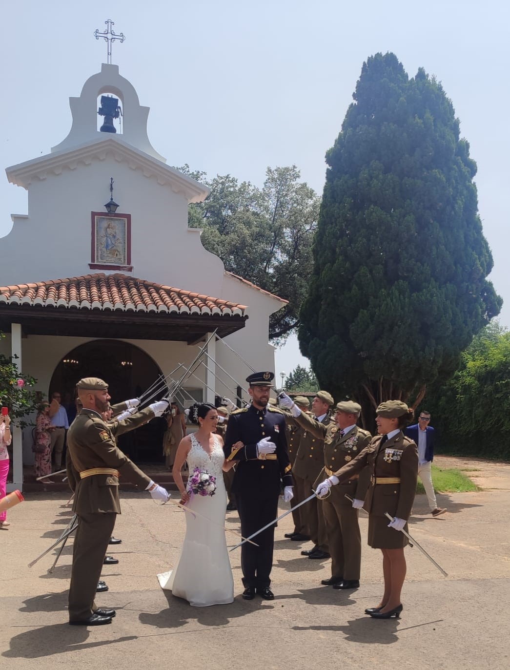 Boda militar pasillo de sables