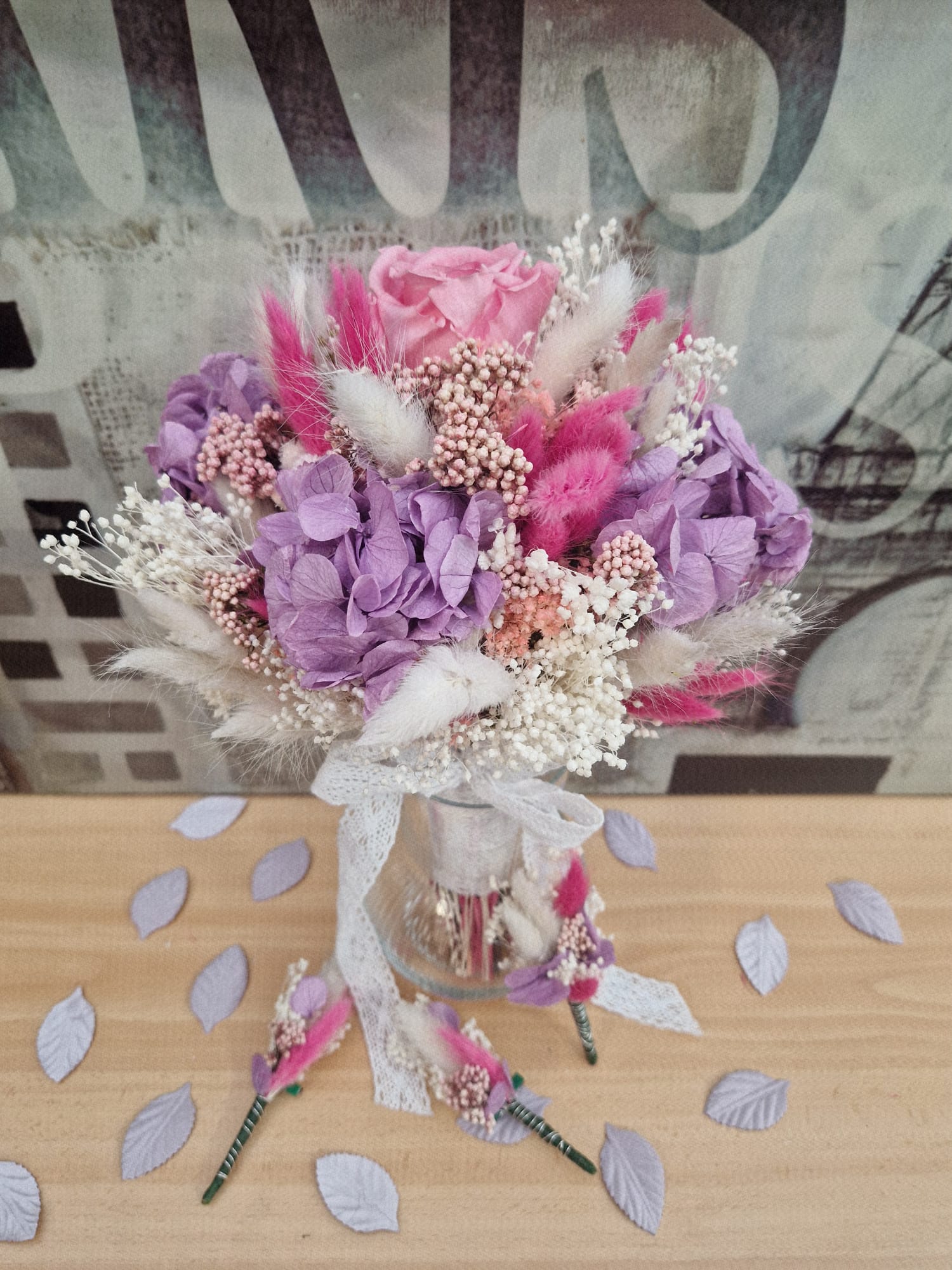 Ramo novia preservado