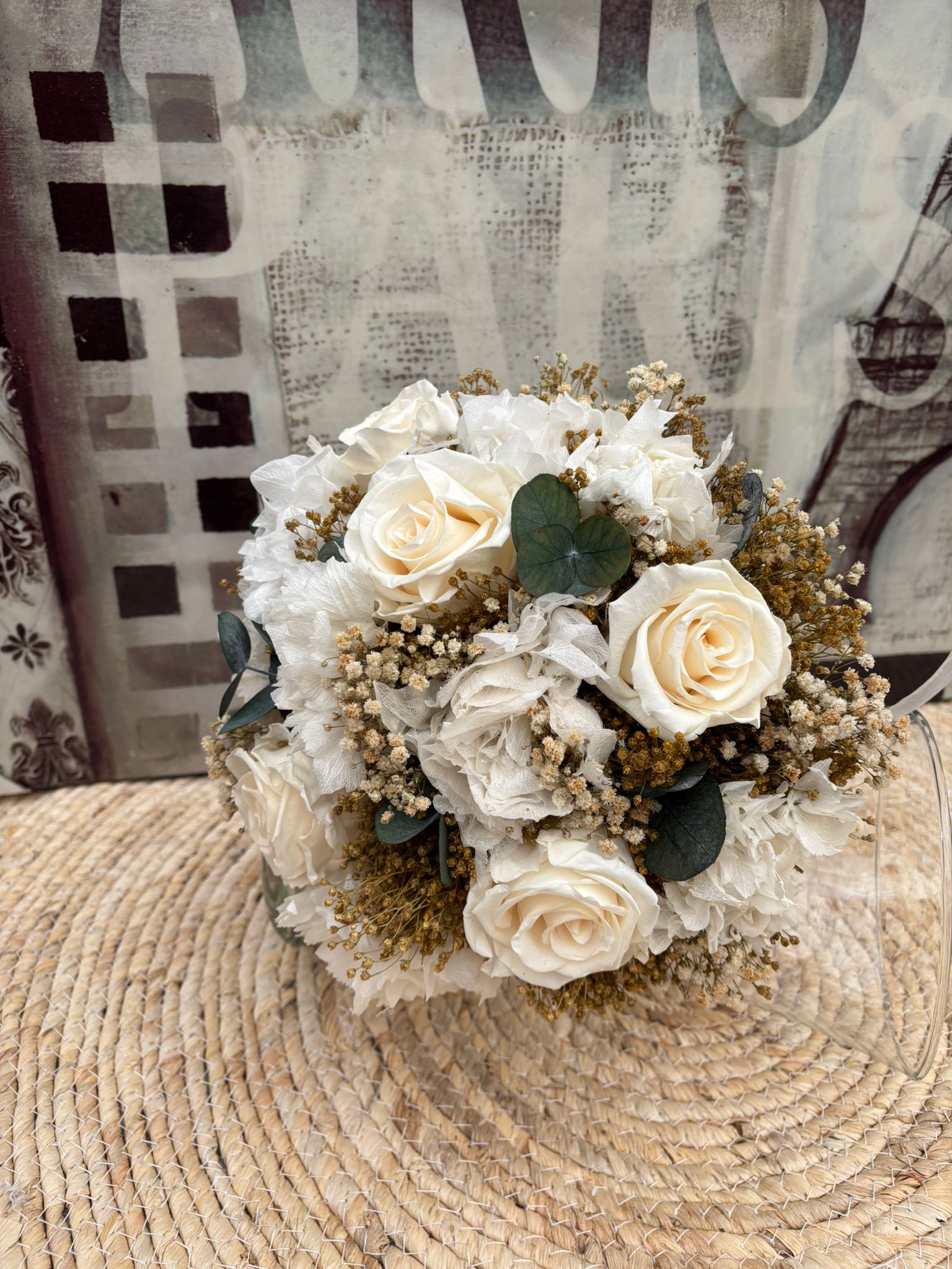 Ramo novia preservado