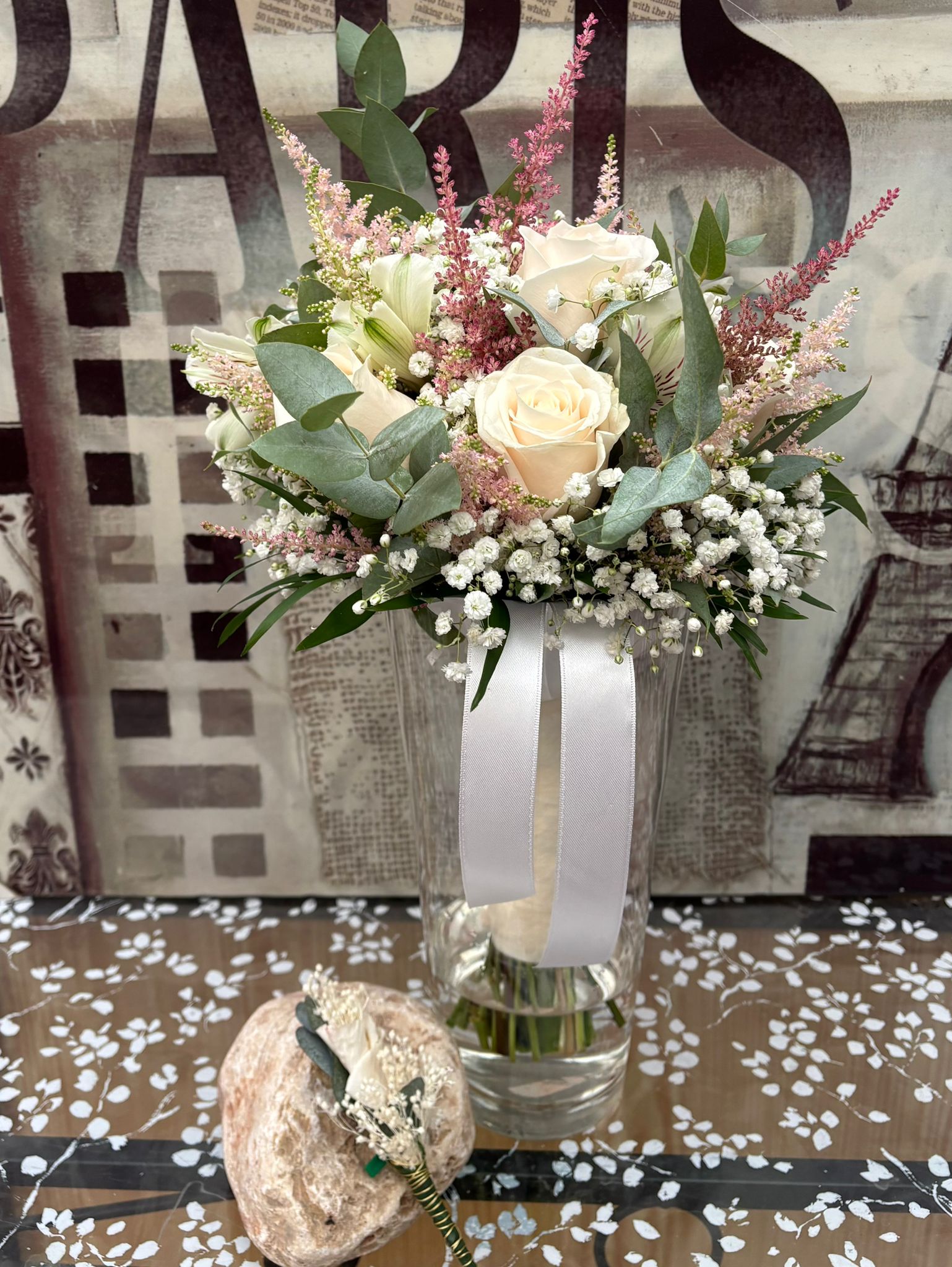 Ramo de novia y prendido